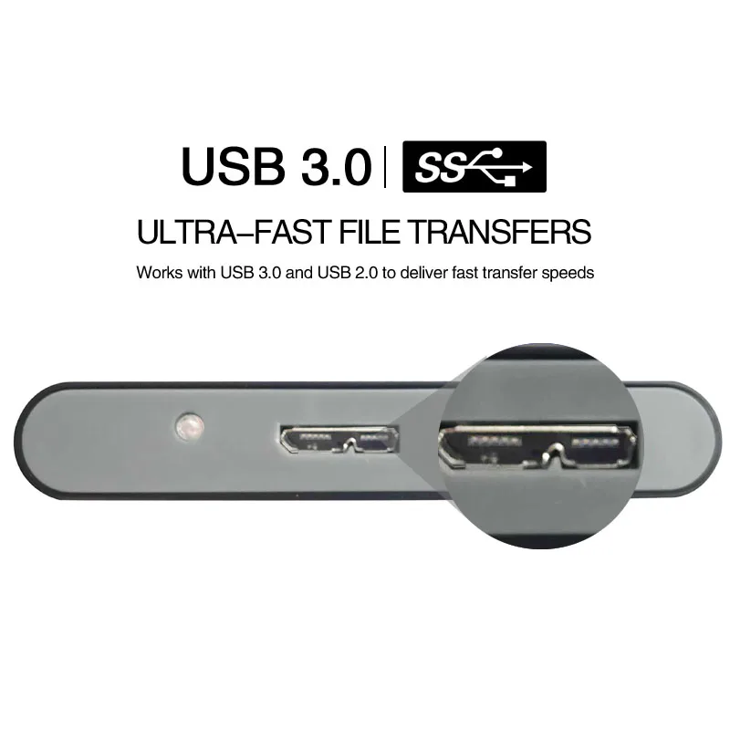 Twochi HDD 2,5 ''внешний жесткий диск USB3.0 1 ТБ 750GB 500GB 320GB 250GB 160GB 120GB 80GB Портативный жесткий диск для ПК/Mac