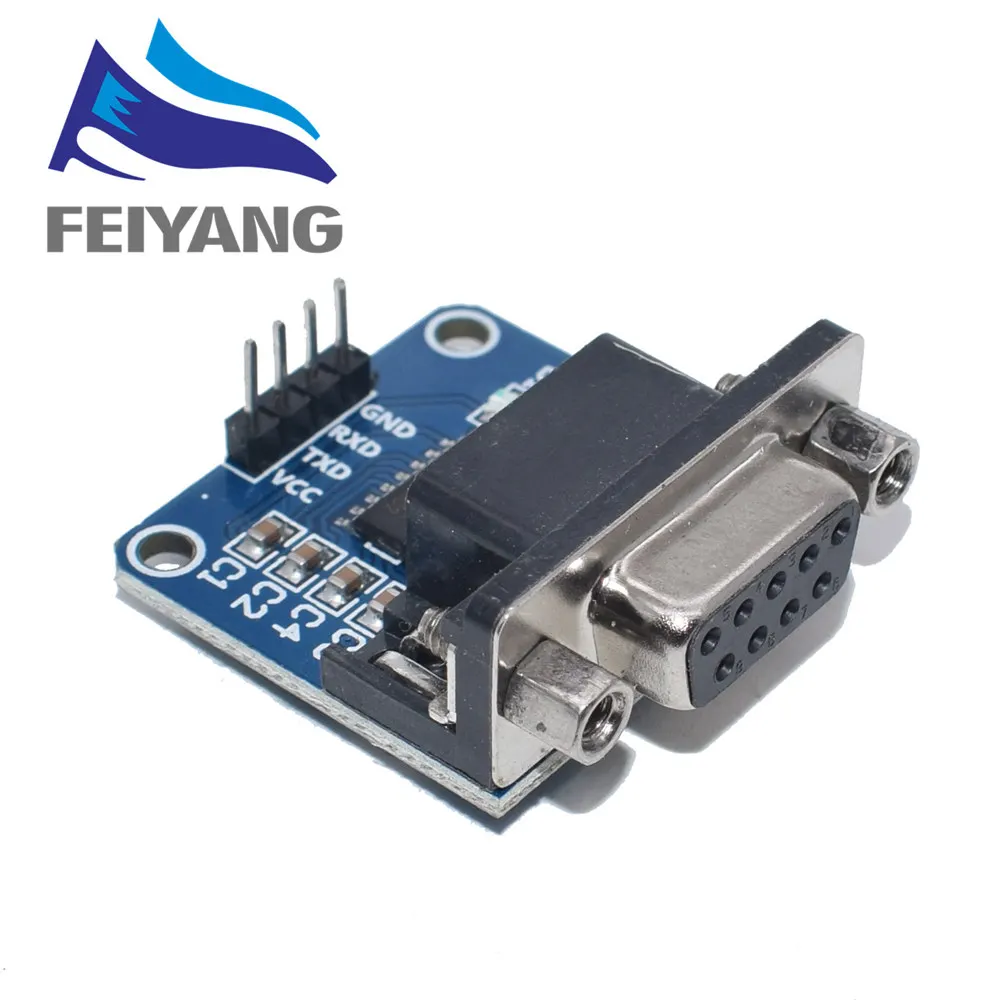 MAX3232 RS232 к ttl последовательный порт конвертер Модуль DB9 разъем MAX232