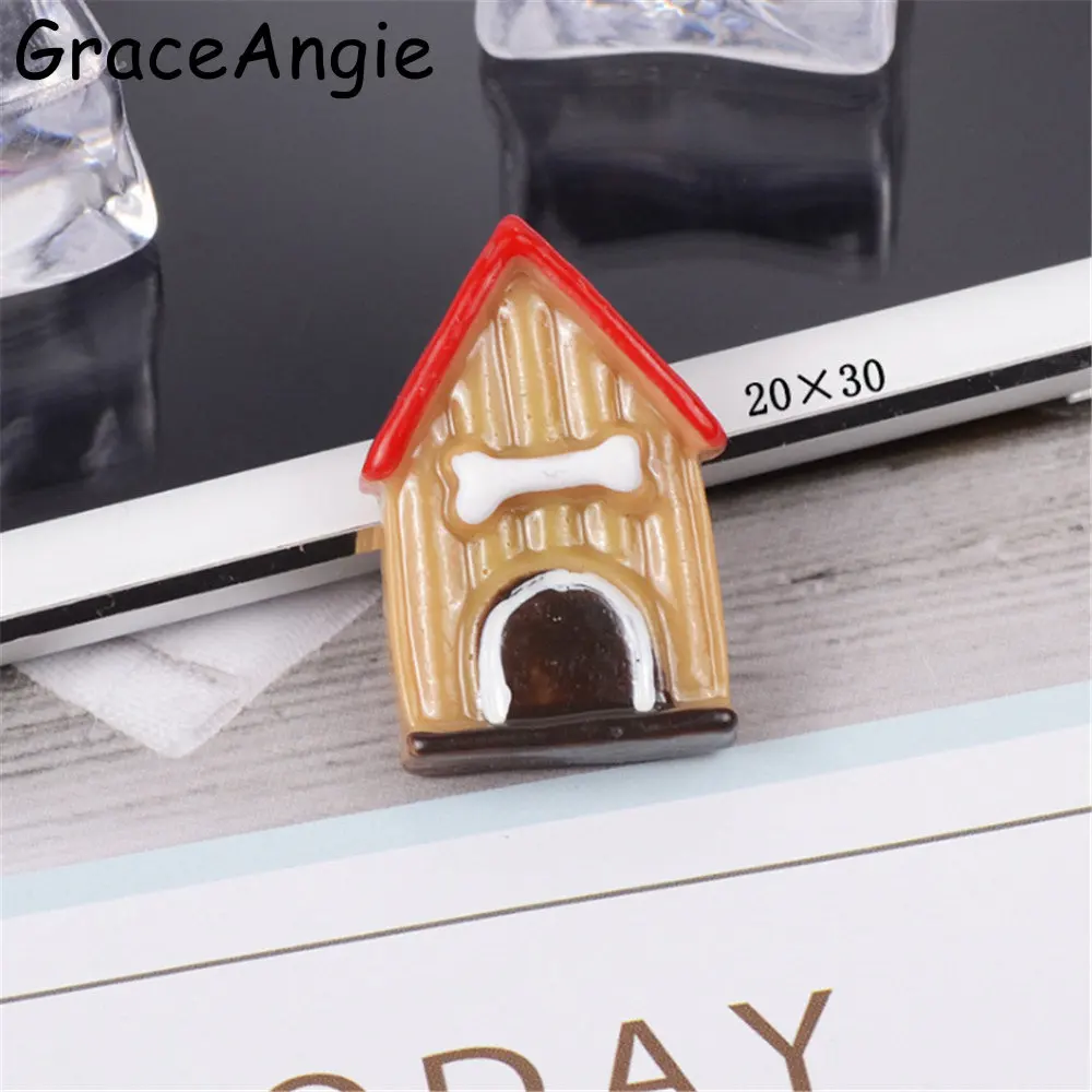 GraceAngie 10 шт./лот милый щенок мультфильм собака шармы смешанные цвета случайный