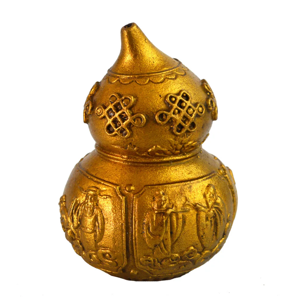 Feng Shui Brass Wu Lou/ Hu Lu Gourd with Eight Immortals + Free Mxsabrina Red String Bracelet M5018 | Дом и сад