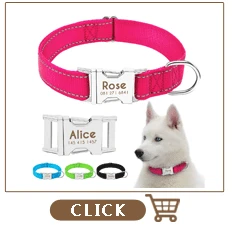 Leather Dog Collar For Large Dogs Reflective Personalized Pet ID Collars Nameplate For Medium Large Pitbull Bulldog Labrador