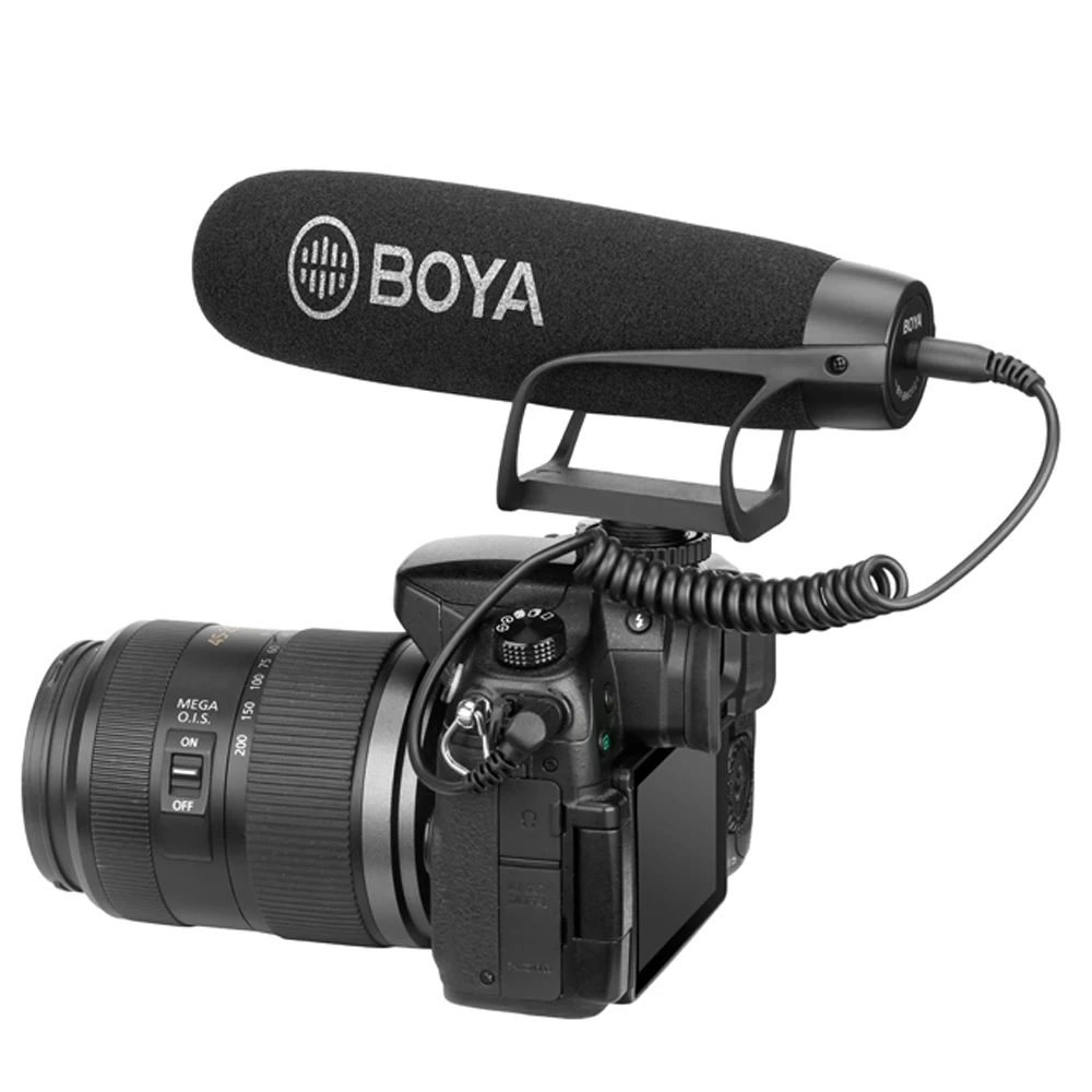 BOYA BY-BM2021 микрофон для iPhone samsung смартфон планшет DSLR камера видеокамера PC 3 5 мм
