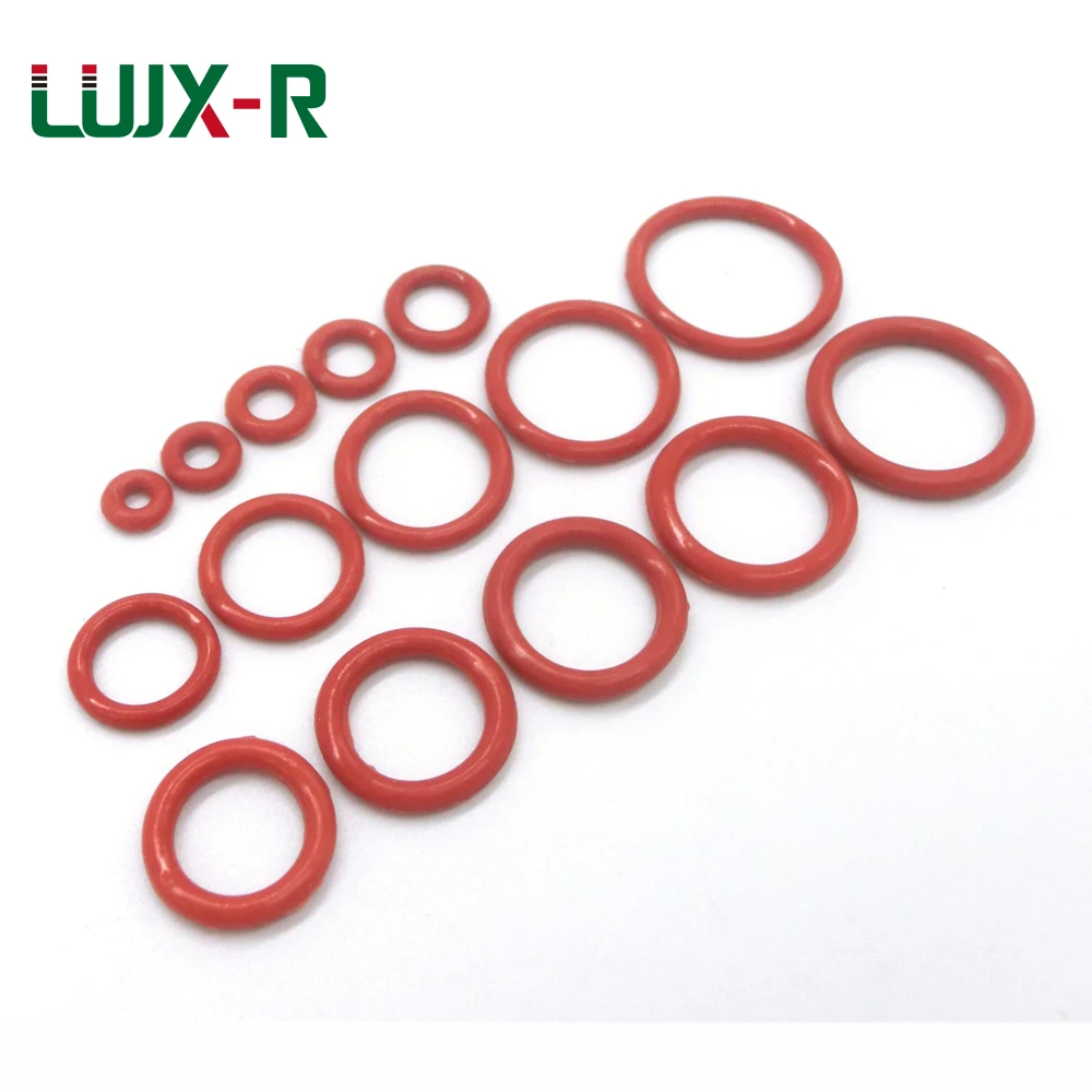 LUJX R 225 шт. уплотнительное кольцо комплект уплотнительных прокладок красные