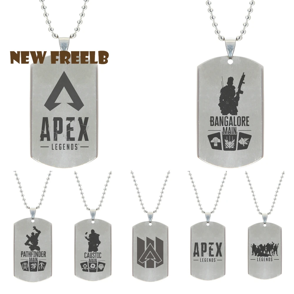 Новинка FPS игра APEX Legends ожерелье s Dog Tag подвеска из нержавеющей стали бисерная