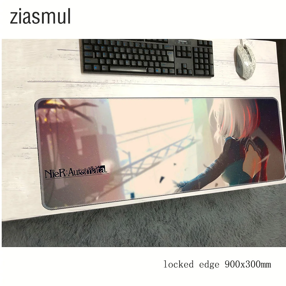 Коврик для мыши NieR Automata 900x300x2 мм коврик ноутбука компьютера самый дешевый игровой