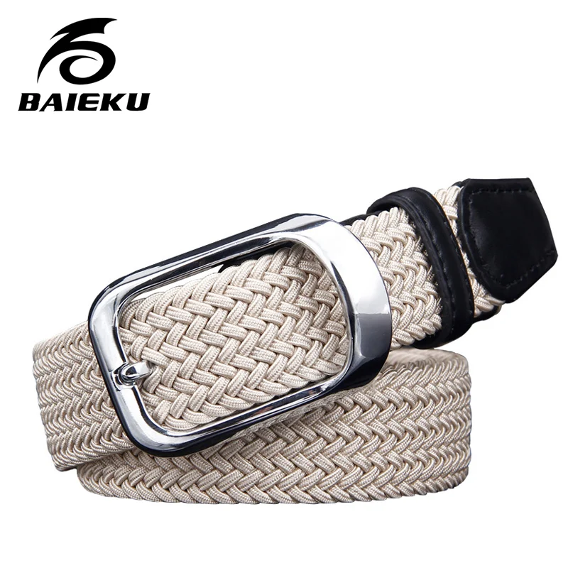 Ремень baieku тканый эластичный для молодежи|elastic woven belt|woven beltmale belt |
