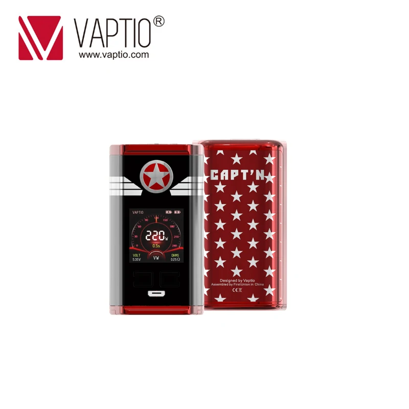 Подарочный Vape мод электронная сигарета модель ящичка капитана 220 Вт макс