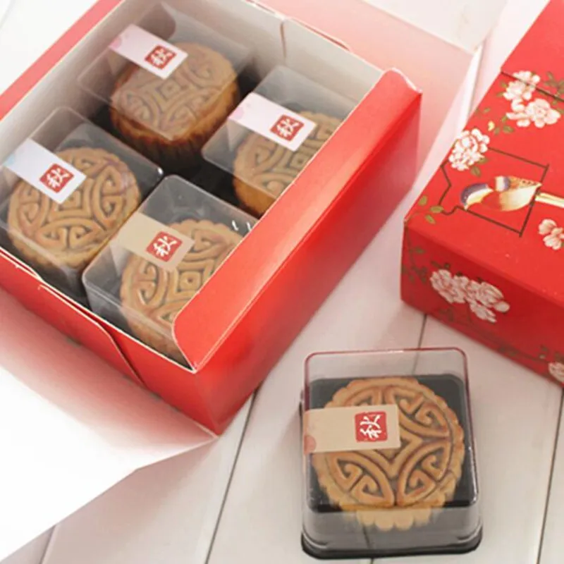 Оптовая продажа 20 шт./лот картонная коробка из красной бумаги для ключей