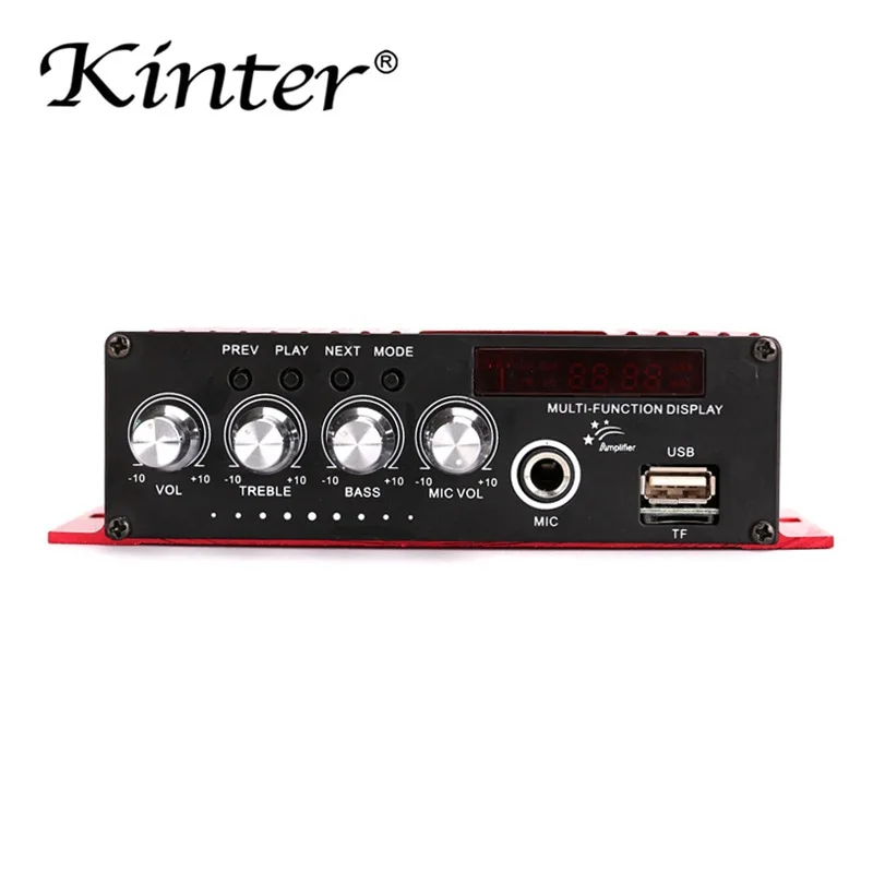 Kinter MA130 Bluetooth микрофон аудио усилитель 12 в автомобильный HIFI домашний USB FM вход