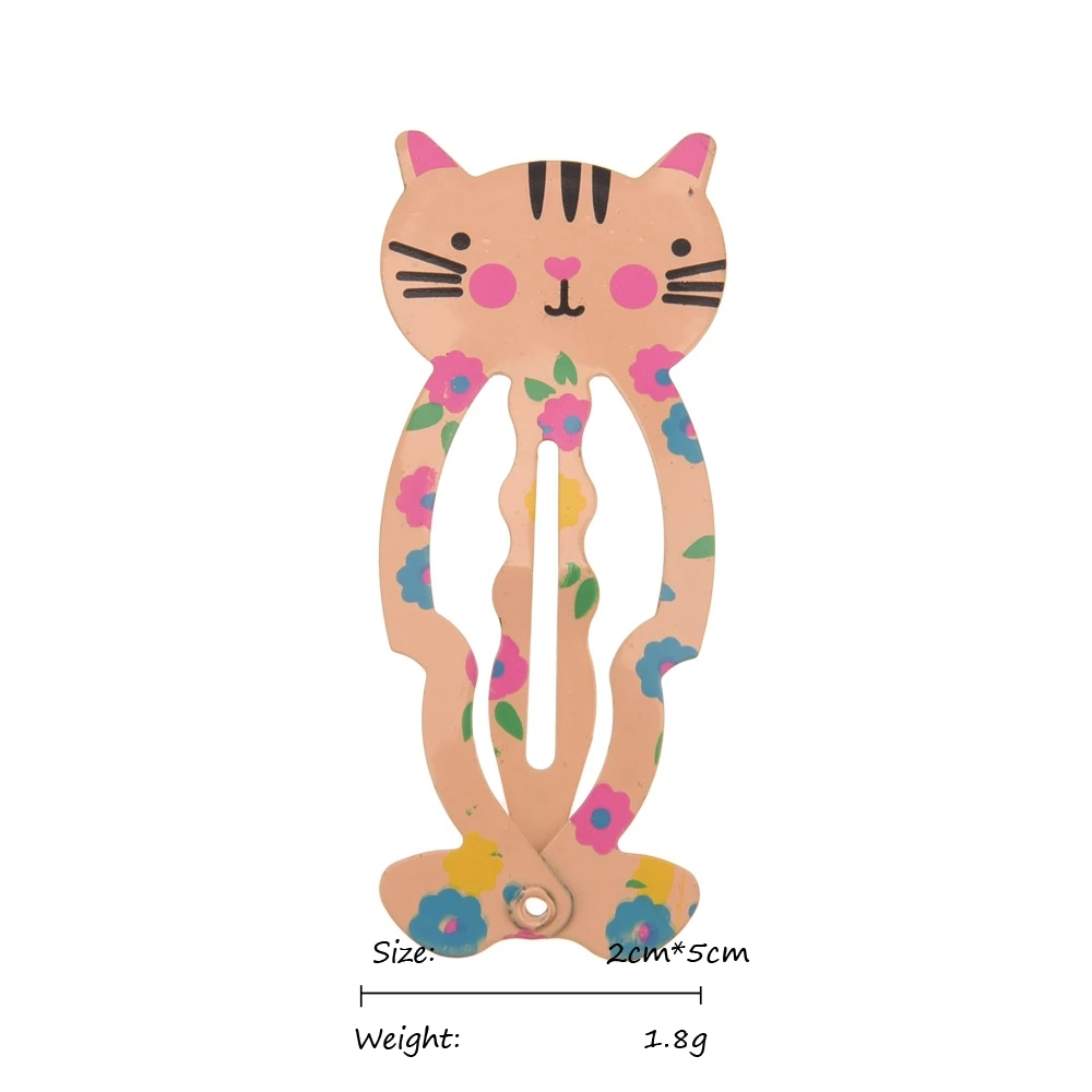 Заколка для волос в виде животных 6 шт. мультяшный бант Русалка Бутик аксессуаров