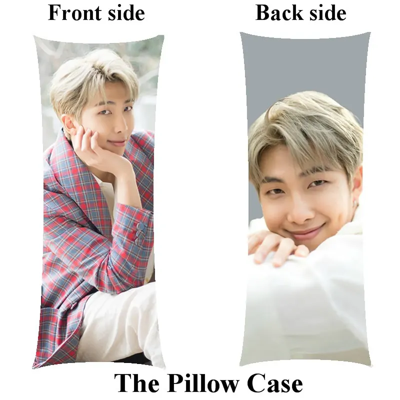 Kpop rm Rap Monster home Boyfriend длинный Чехол на подушку Bangtan для мальчиков, чехол на заказ, двусторонний чехол с принтом