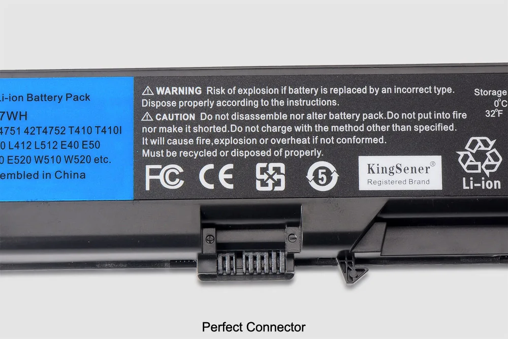 KingSener Аккумулятор для ноутбука ThinkPad L512 L412 L520 E425 E520 E525 W520 T410 T420 T510 T520 42T4751 42T4752 42T4885 42T4886 55