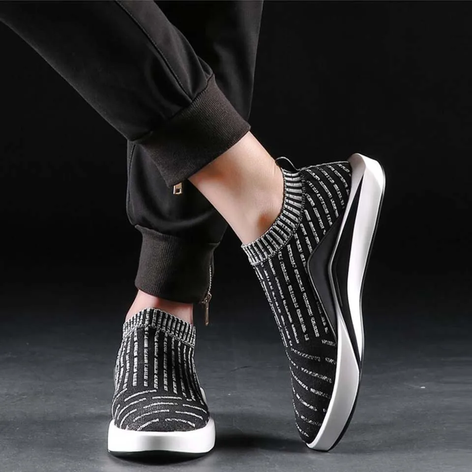 Meixi men's sock flyknitlys running shoes for men summer sneakers male sport man 2017 zapatillas | Спорт и развлечения