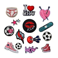 new letter fashion computer embroidery cloth football love heart clothing accessories diy decoration cloth sticker d 023