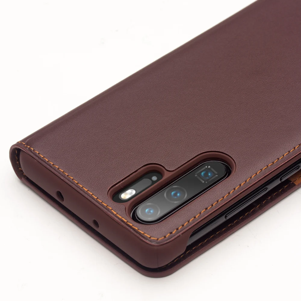 Чехол ручной работы из натуральной кожи для huawei P30 Pro VOG-L09 VOG-L29 Чехол кошелек слот для карт сумка флип чехол для huawei P30Pro чехол