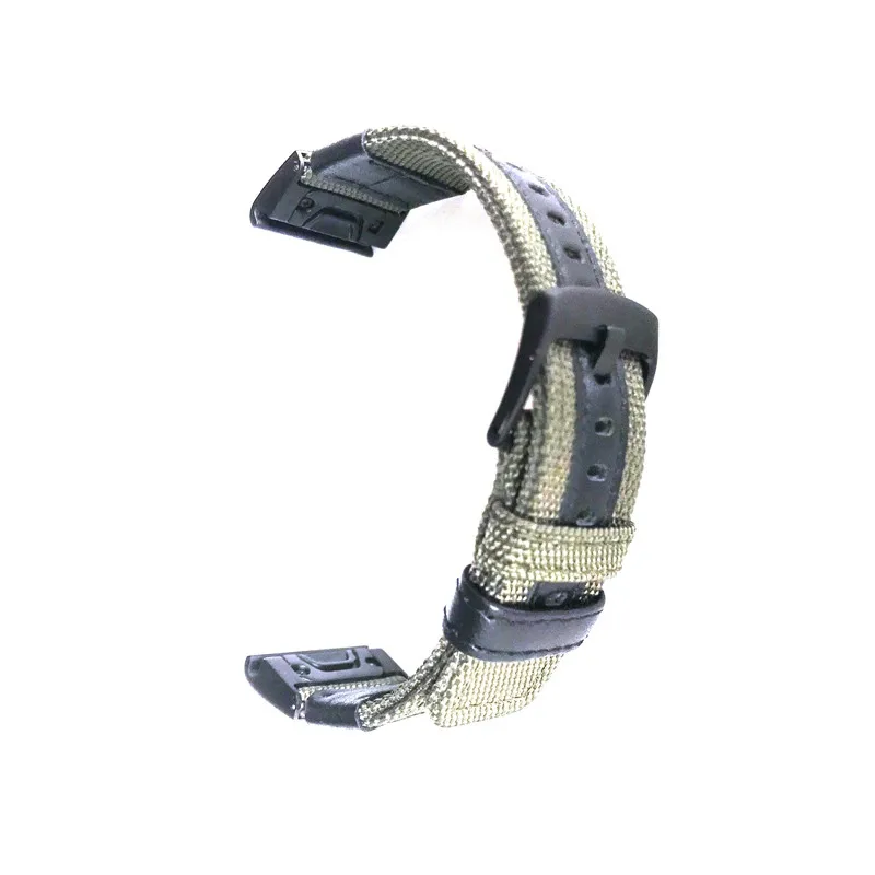 Нейлоновый кожаный браслет для часов Garmin Fenix 3/Fenix 3 HR/Fenix 5X Quick Release 5x Fit Strap 22