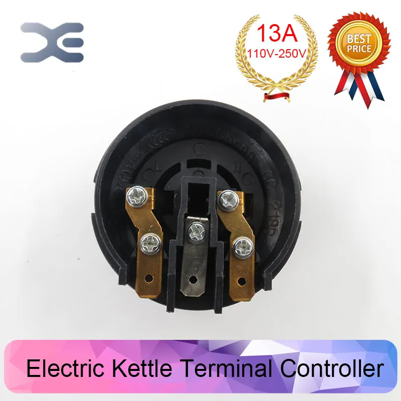 10 компл./лот T125 13A 110-250 V/NC/терминальный контроллер надёжной характеристикой, проведённый систему аттестации качества продукции неиспользованные запасные Запчасти для электрического чайника EK1709