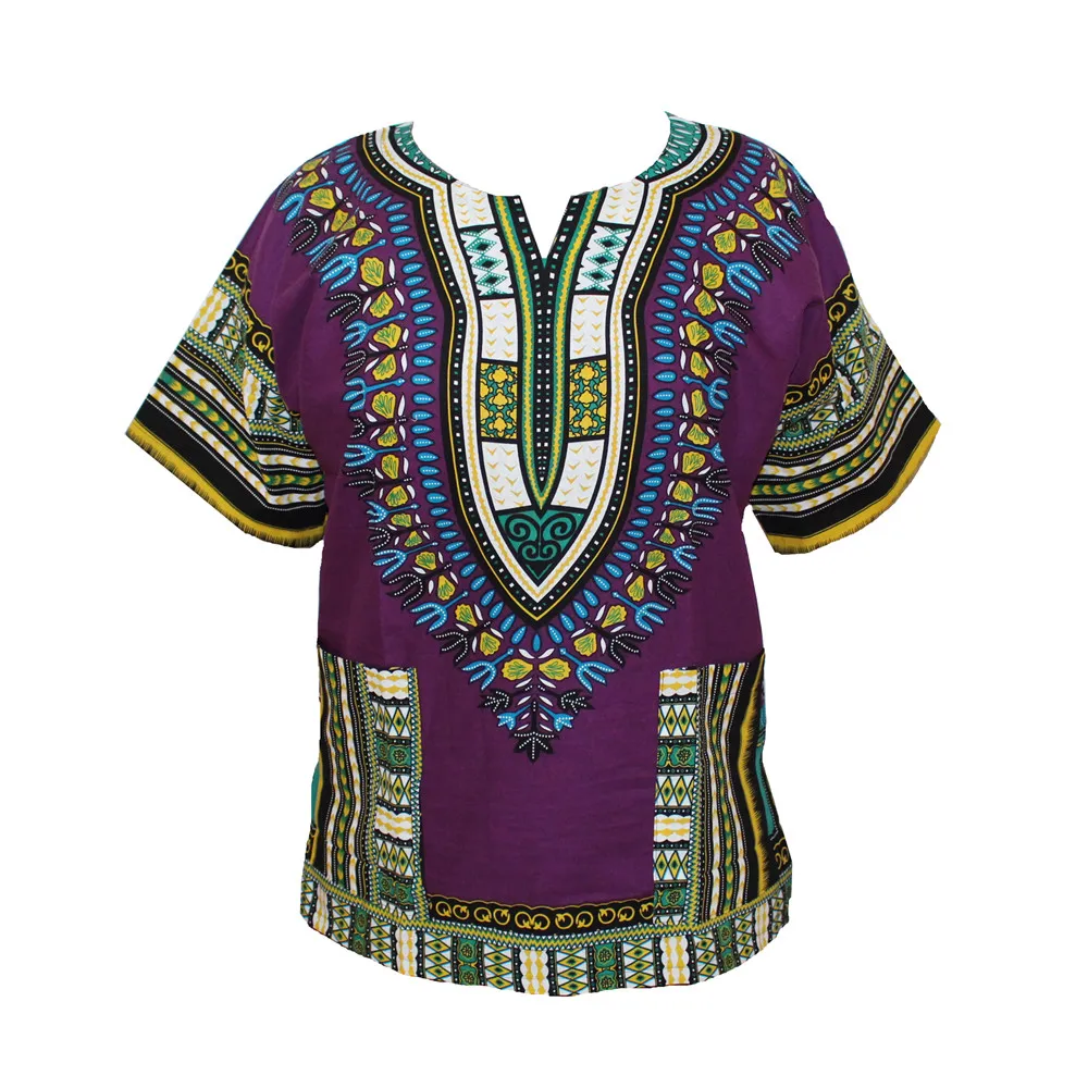 Mr Hunkle Топ Dashiki для женщин в винтажном стиле футболка с традиционным африканским