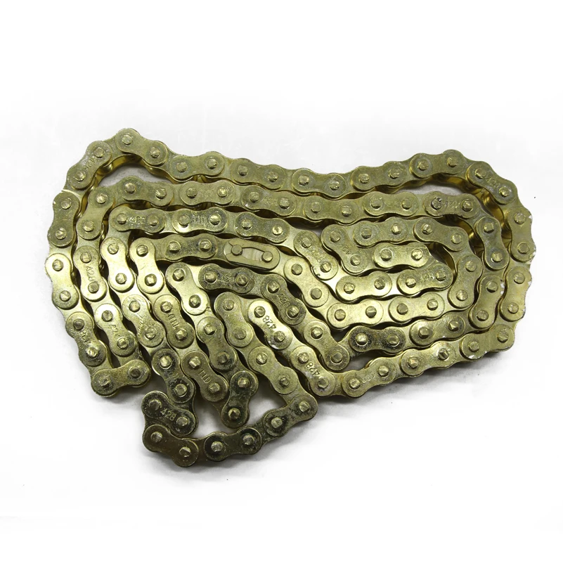 Мотоцикл pit dirt parts 428 102 звенья Золотая цепь для PIT PRO DIRT BIKE ATV QUAD 125cc 140cc 150cc|428 motorcycle