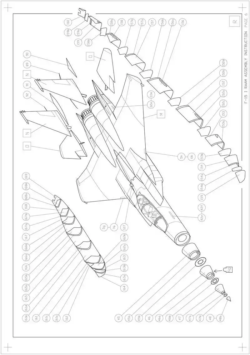 60 см длина самодельная Бумажная модель 1:32 Масштаб F-15I RAAM Dual-roal Fighter версия высокой четкости 3D Трафарет для бумаги "сделай сам" игрушка