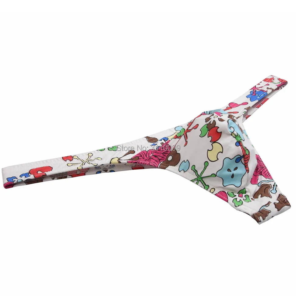 Пикантное удобное хлопковое бикини с цветочным принтом Новое поступление