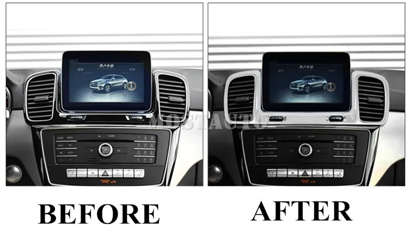For Benz GLE W166 Coupe C292 Inner Console Air Vent Outle Trim Cover 2015-2019 1pcs Car Accessories Interior Decor | Автомобили и