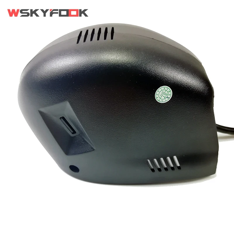 Черный 1080P Автомобильный видеорегистратор, автомобильный wifi DVR Novatek 96658 видеорегистратор для Volkswagen Golf7 Golf 7 2010 2011 2012 2013 - Название цвета: Черный