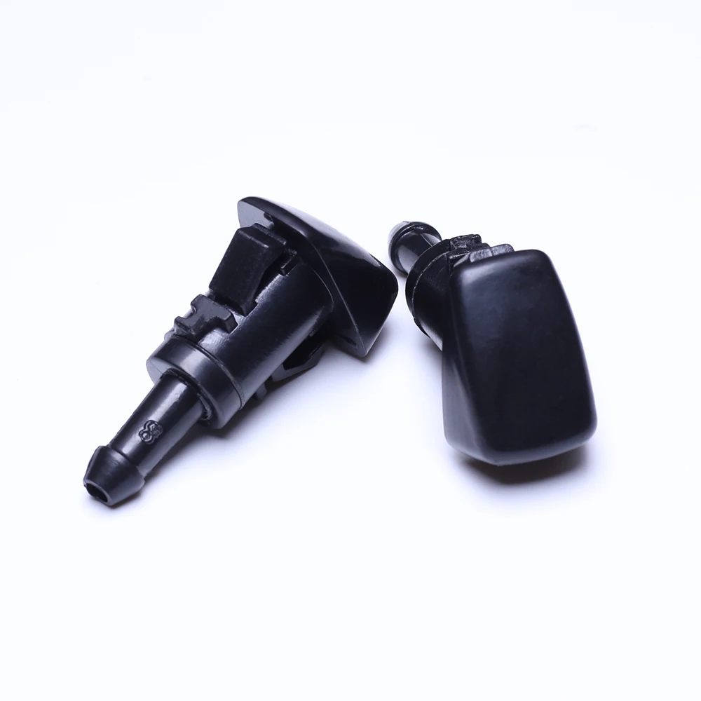 2x Windshield Washer Wiper Jet Water Spray Nozzle For Chrysler 300 for Dodge Charger Ram 2005~2011 2012 2013 2014 2015 Black | Автомобили