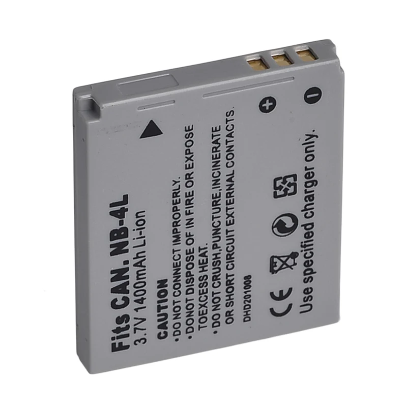 Топ 2x3 7 V 1100mAh Замена NB-4L батарея камеры для Canon SD450 SD600 SD750 SD1000 IXUS 30 40 55 65 70 75 |