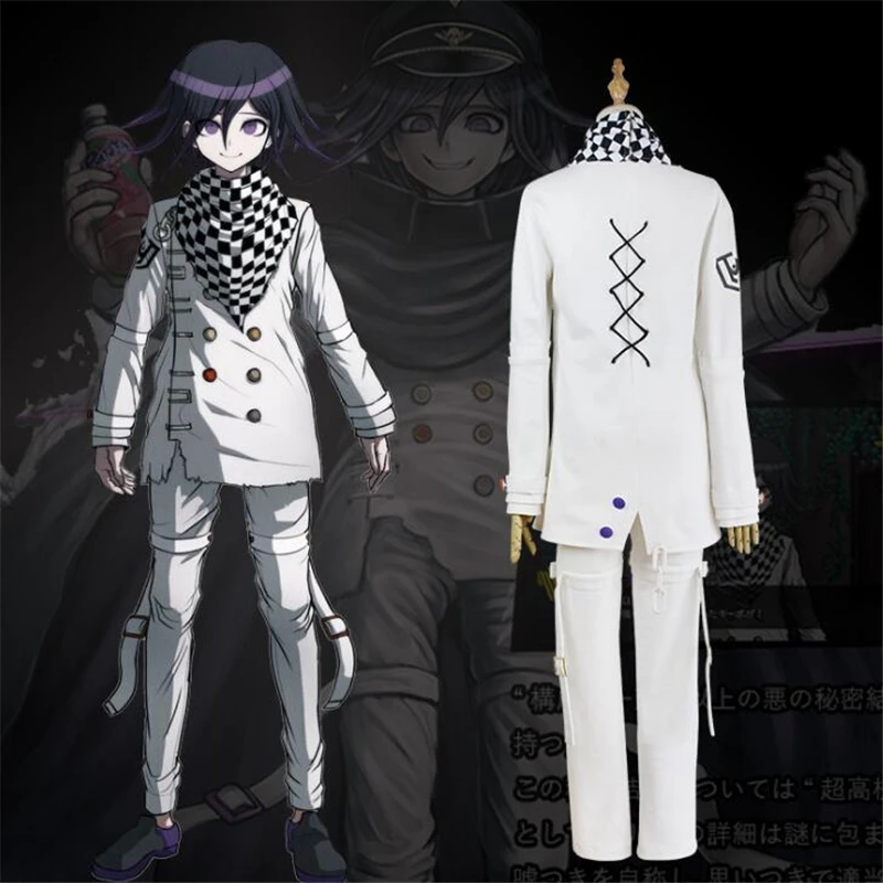 Danganronpa V3: Killing Harmony Ouma Kokichi белый вечерний костюм костюмы для косплейной вечеринки
