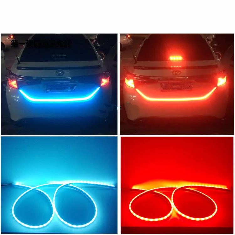 Багажник автомобиля коробка света двухцветный типа потока DRL свет с сторона
