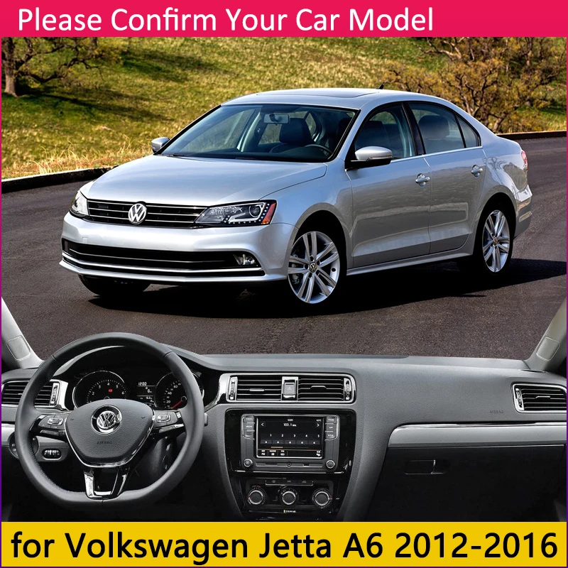 Для Volkswagen VW Jetta 6 A6 MK6 2012 ~ 2016 5C6 Противоскользящий коврик на приборную панель Зонт