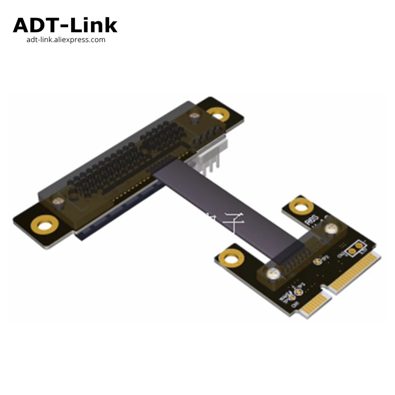 Riser PCIe 4x PCI E x4 к Mini половинный mPCIe adapter Card налокотник Gen3.0 кабель 32 Гбит/с 4