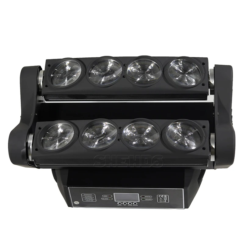 Светодиодный прожектор 8x10 Вт RGBW движущаяся головка светильник 8 глаз Quad DMX512 луч светильник Рождественский ФЭСТ DJ диско бар вечерние светильник