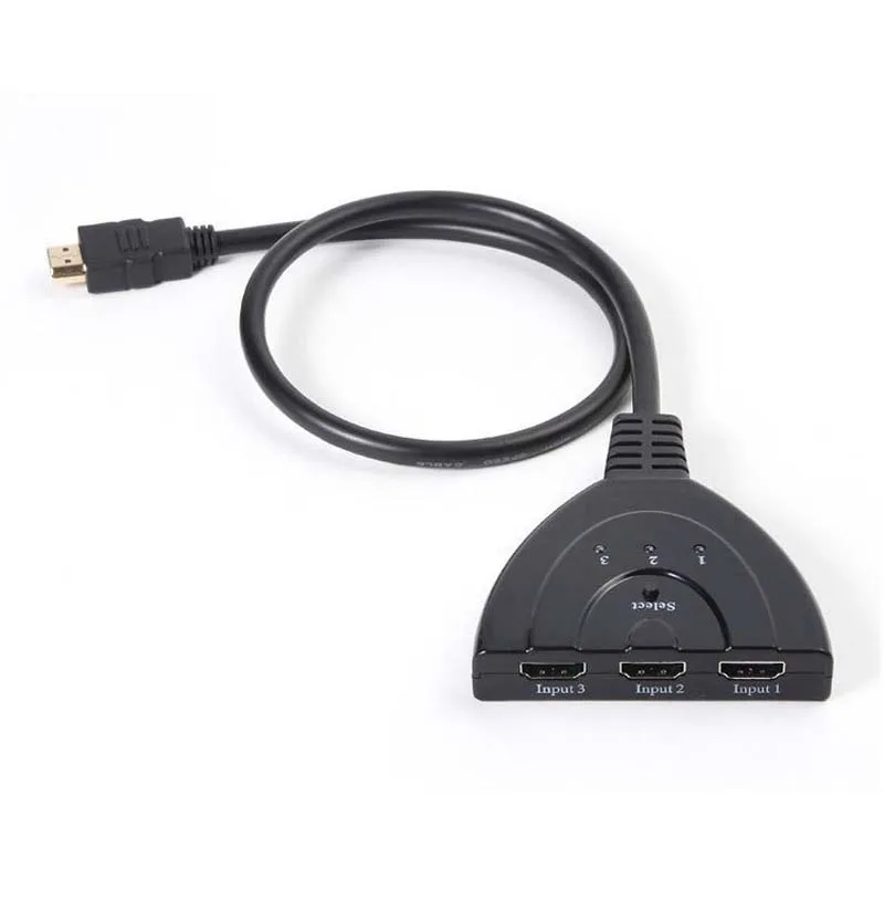 Новый 3 порта HDMI коммутатор в 1 из 1080 P концентратора V1.4B Переключатель Splitter