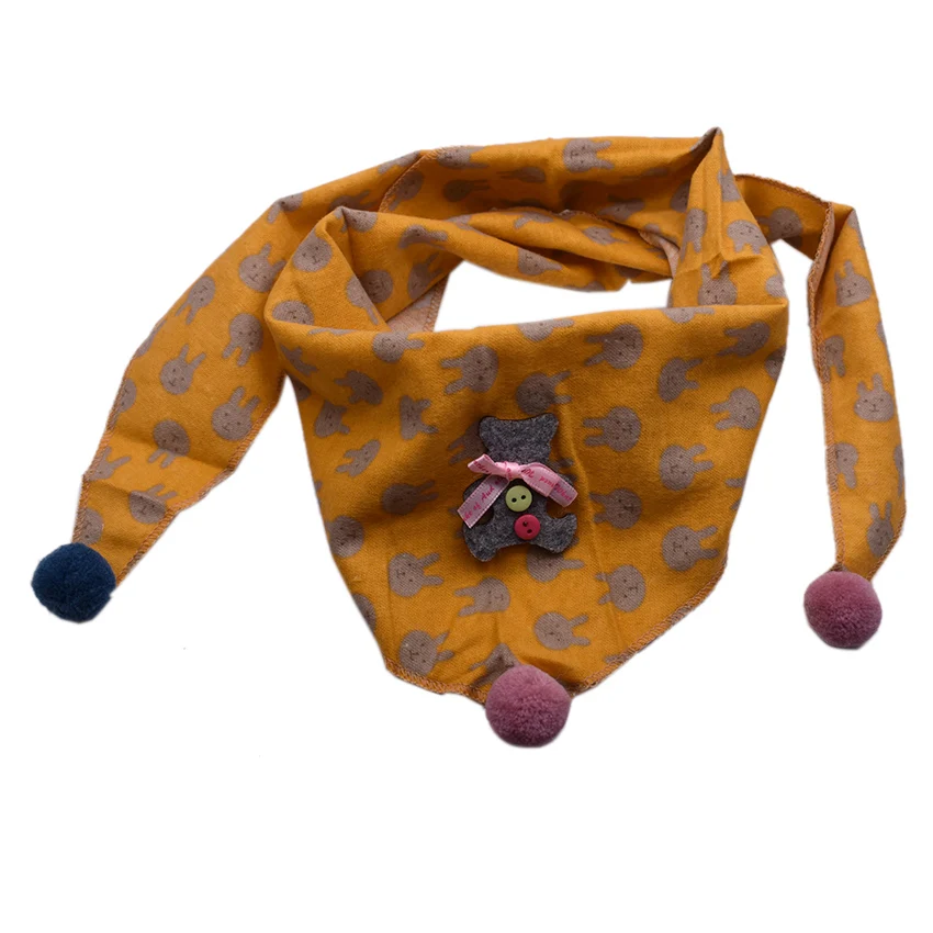 2018 Модный корейский Красивая осенне-зимняя Детский Теплый вязаный шарф с