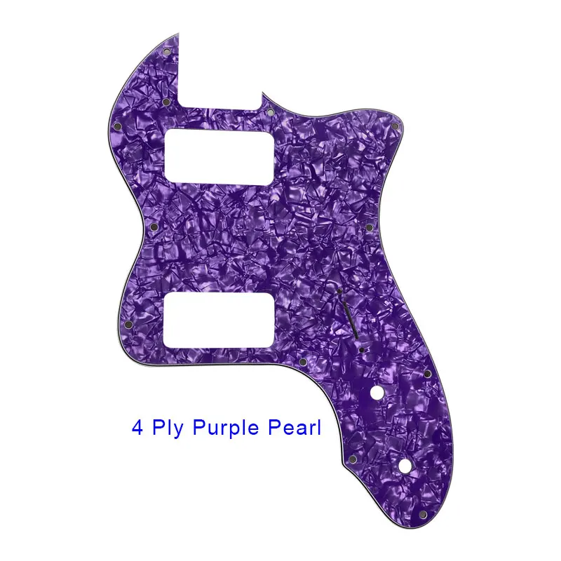 Pleroo гитарные детали накладки для Fender Classic 72' thinline гитара Telecaster pickguard скретч пластина с ТВ Jones Humbucker