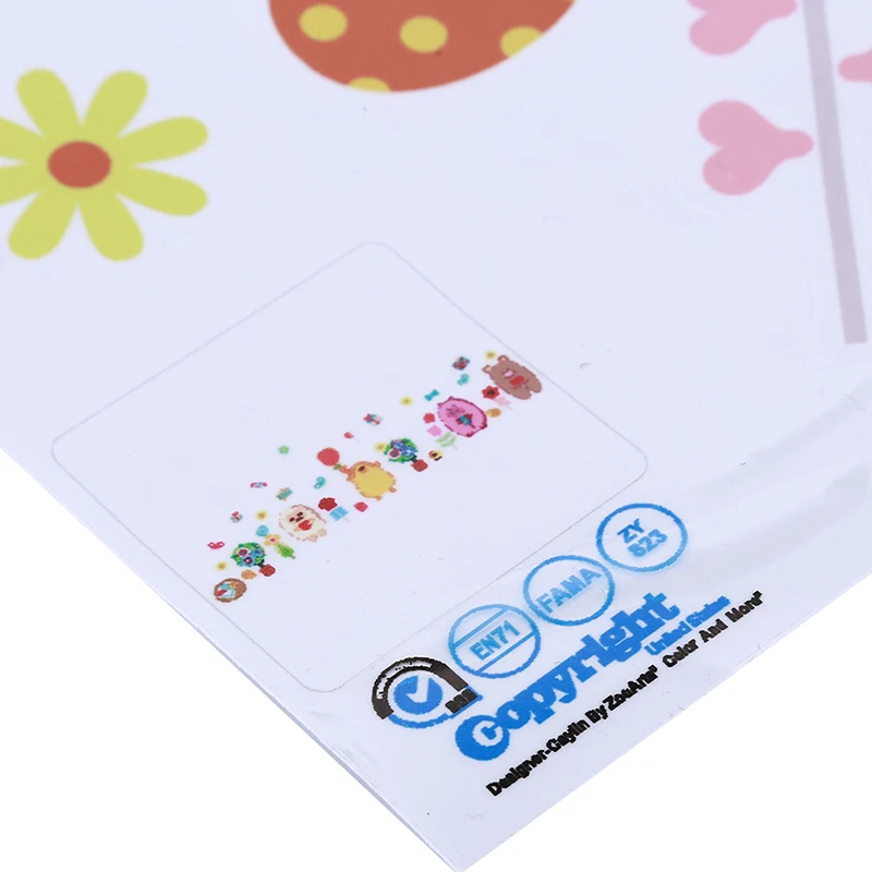 Cute Wall Stickers Funny Sheep Chicken Pig Bear Flowers For Kids Rooms Decor Cartoon Animals Decals Mural Art | Дом и сад