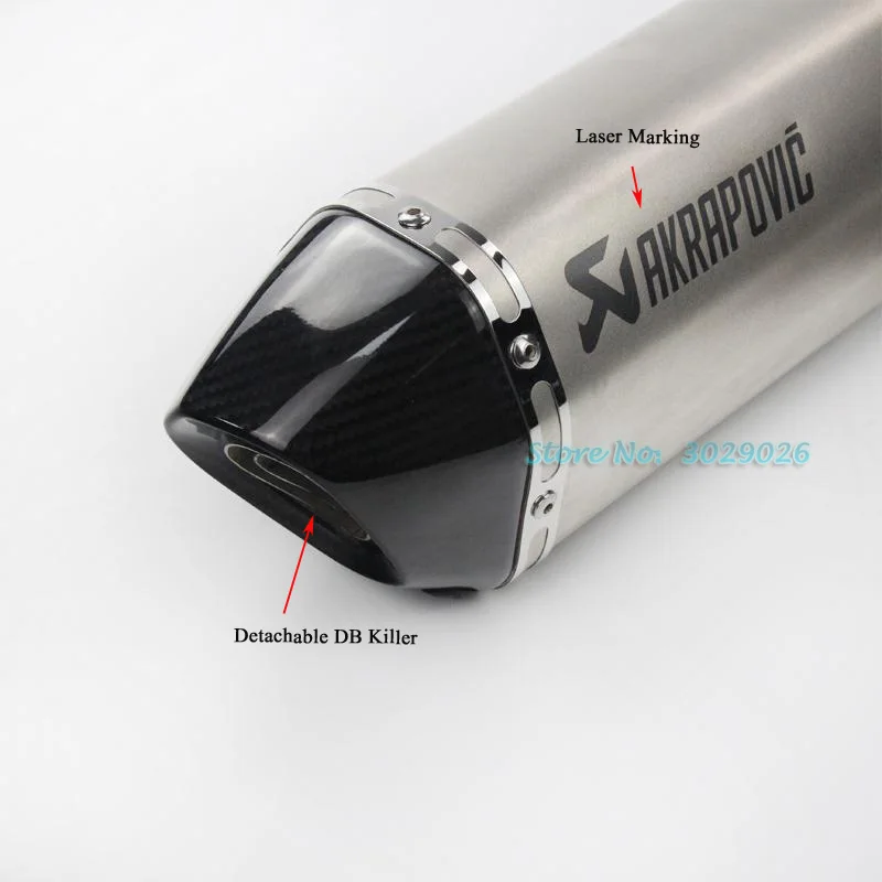 CB600 слипоны модифицированный глушитель выхлопа мотоцикла набор со средним звеном трубы для Honda CB600 CB600F Hornet 600 Escape углеродный наконечник