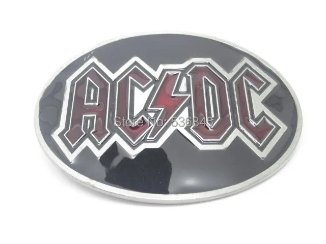 Овальная пряжка для музыкального ремня ACDC Rock|belt buckle|music belt bucklemusic |