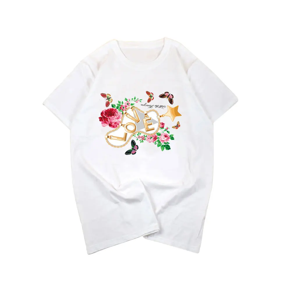 Красивые нашивки в виде бабочек и цветов термотрансферные наклейки быстрое