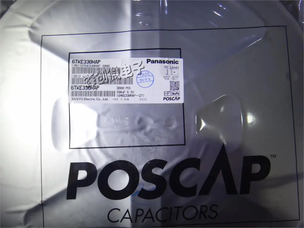 * 6 tpe330map tke330map 3 V 330 УФ типа D тонкий полимерный SMD Танталовый конденсатор|capacitor