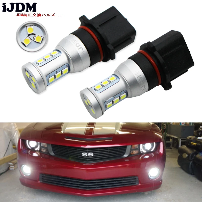 Белый P13W светодиодный сменный лампочка для 2010 2013 Chevy Camaro up Mazda CX 5 2008 2012 Audi A4/S4/Q5