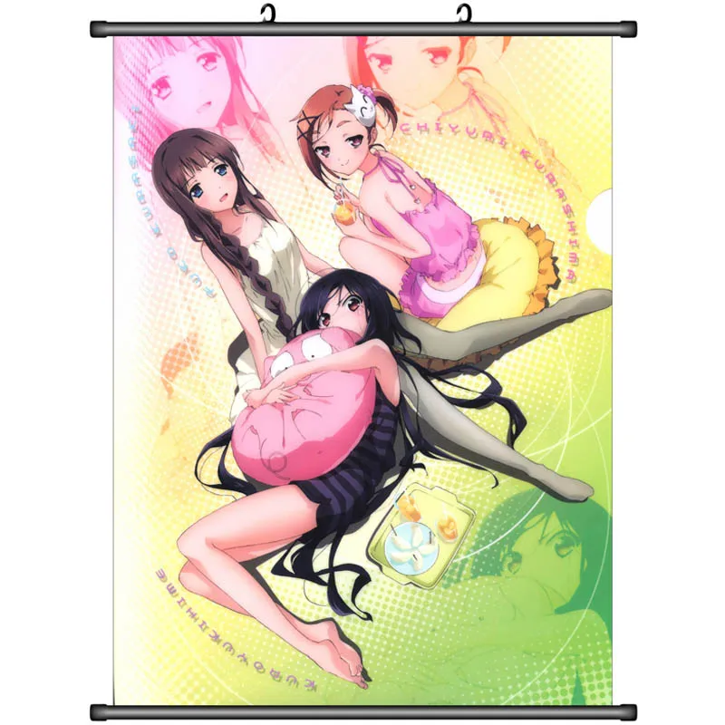 

Japanese Decorative Pictures Anime Accel World Characters Kurasaki Fuuko & Kuroyuki hime Home Decor Wall Scroll Poster