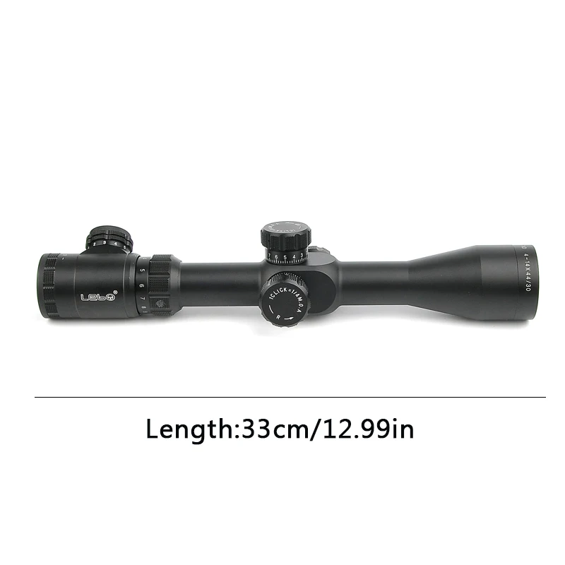 LEBO 4-14X44 SPIR прицелы для первого фокусного самолета с красной подсветкой