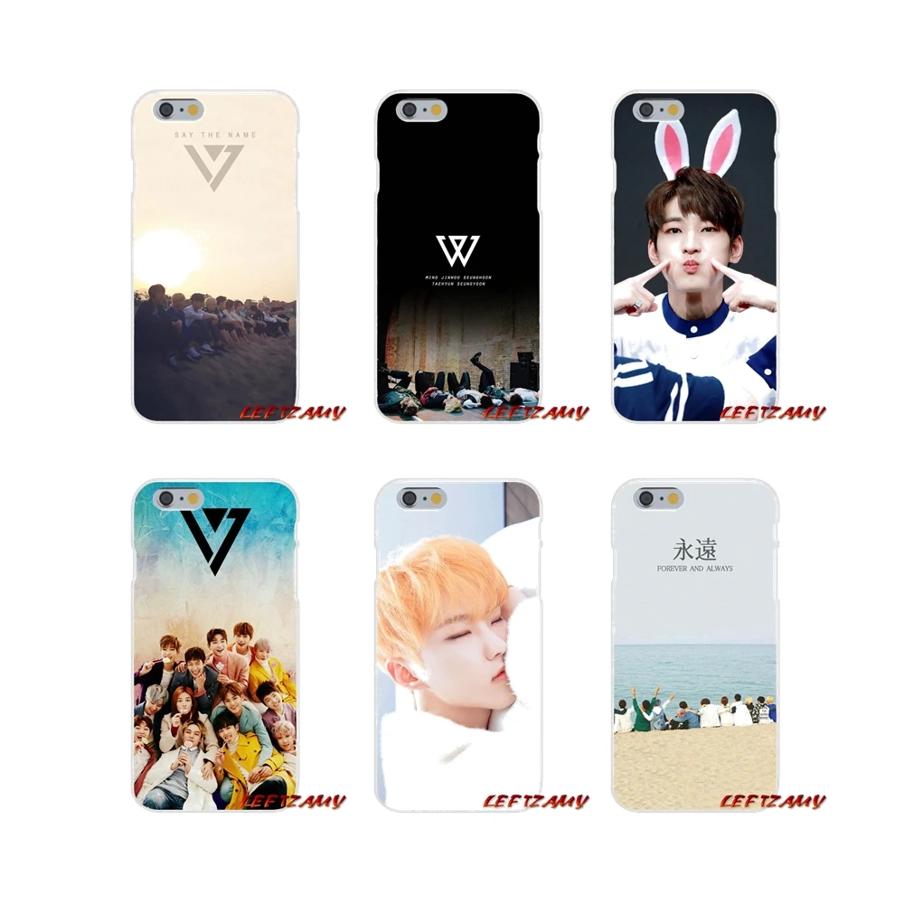 Forever KPop Seventeen аксессуары чехлы для телефонов Чехлы iPhone X XR XS MAX 4 4S 5 5S 5C SE 6 6S 7 8