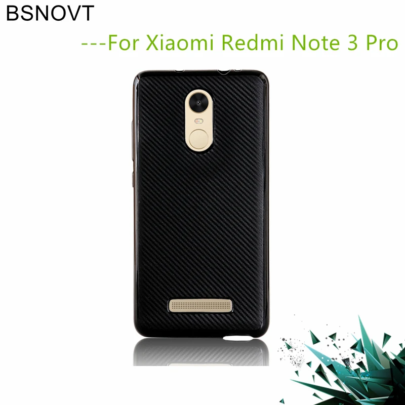 BSNOVT Xiaomi Redmi Note 3 Pro Чехол мягкий чехол из углеродного волокна тонкий ТПУ