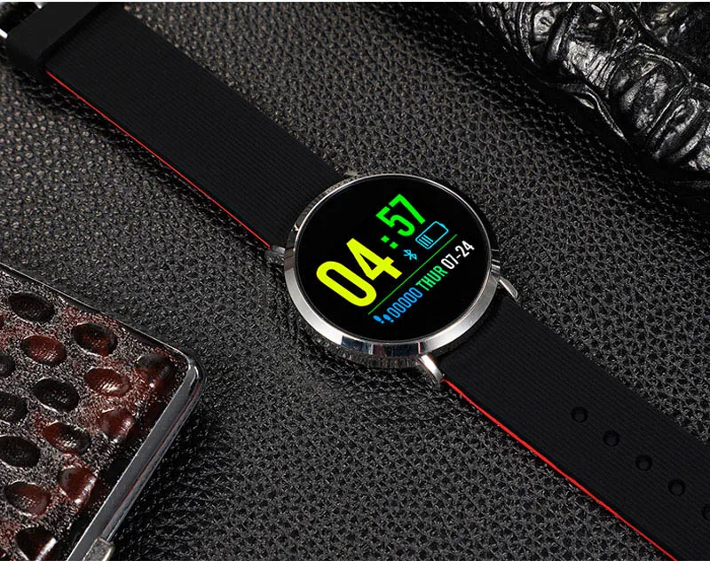 Silver watch case Смарт часы для мужчин и женщин android X88 водонепроницаемый кровяное давление смарт-трекер сердечного ритма фитнес интеллектуальные спортивные часы - Цвет: Silver watch case