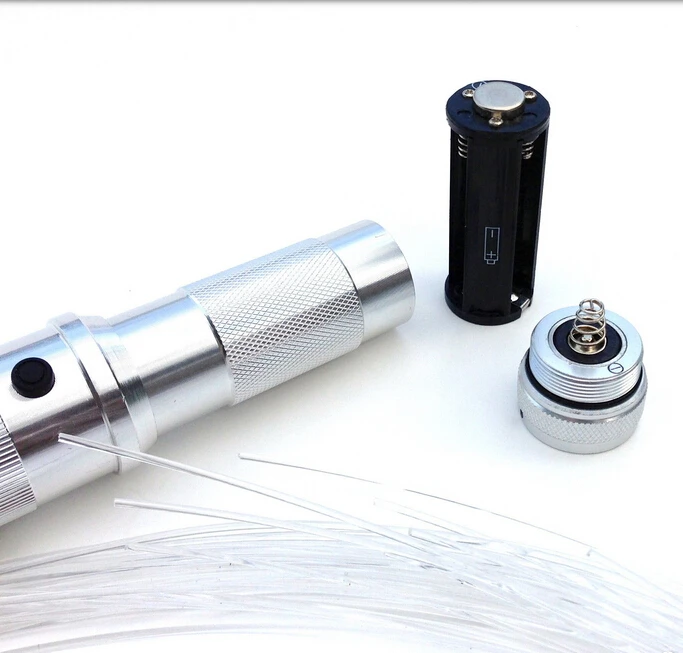 Фэнтези RGB светодиодный волоконно оптический плетка светильник 10 цветов