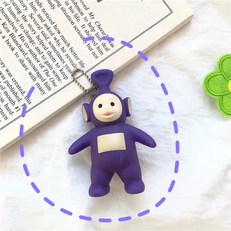 Подвеска на цепочке для ключей Teletubbies креативный мультяшный брелок декорация